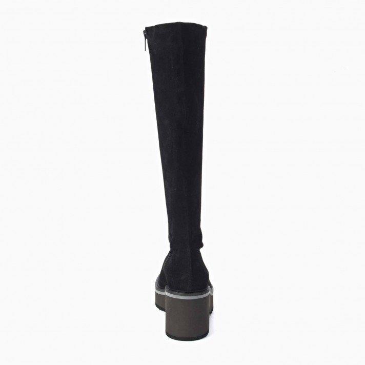 ANKI BOTTES STRETCH NOIR CLERGERIE
