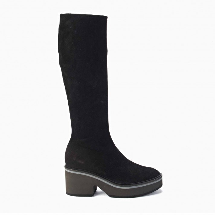 ANKI BOTTES STRETCH NOIR CLERGERIE