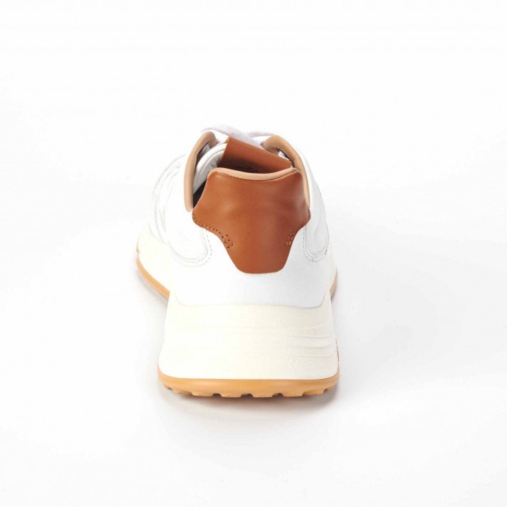 HXM 5630 SNEAKERS BLANC /CAMEL HOMME HOGAN