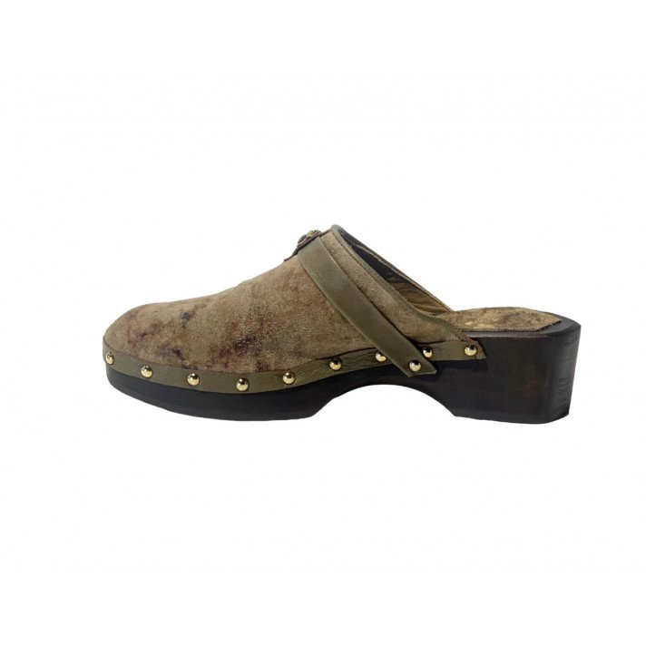 ARLETTE SABOT KAKI CLARIS VIROT