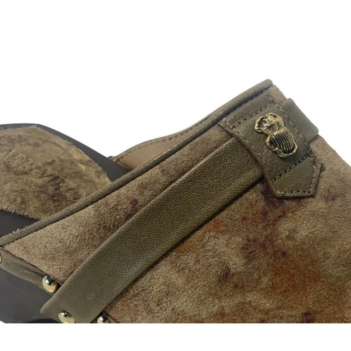 ARLETTE SABOT KAKI CLARIS VIROT