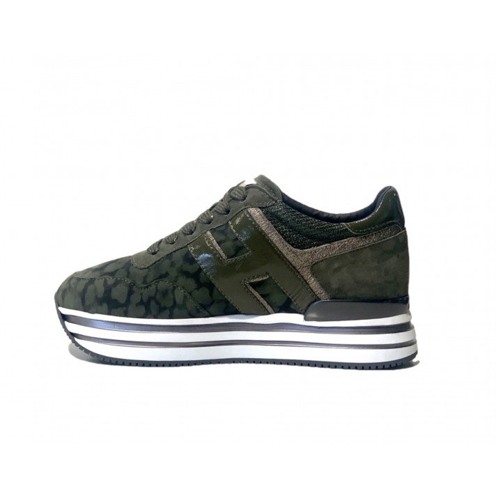 HXW 4830 BASKETS KAKI COMPENSEES HOGAN