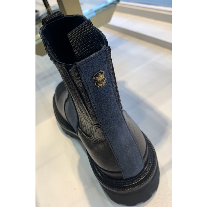 ZIGGY BOTTINES CHELSEA NOIR/ ANTRACITE CLARIS VIROT