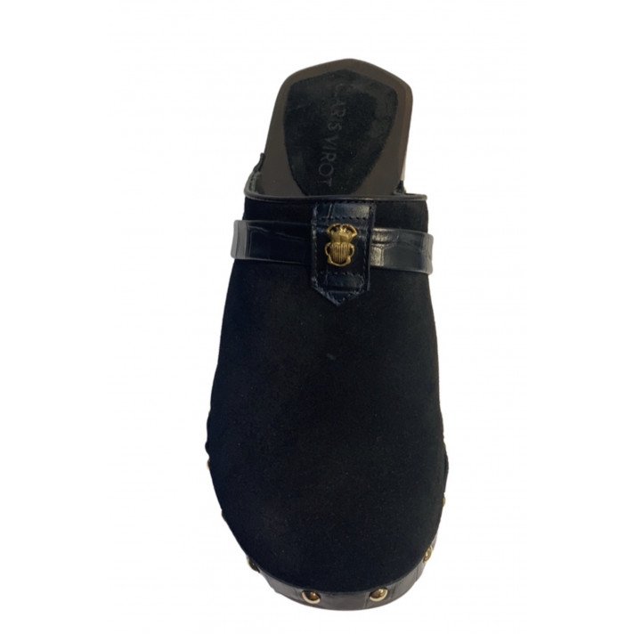 ARLETTE SABOT NOIR CLARIS VIROT