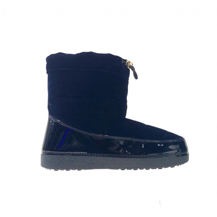 BOTTE DE NEIGE NOIRE ET NAVY GIUSEPPE ZANOTTI