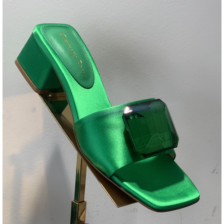 JAIPUR MULE VERTE GIANVITO ROSSI