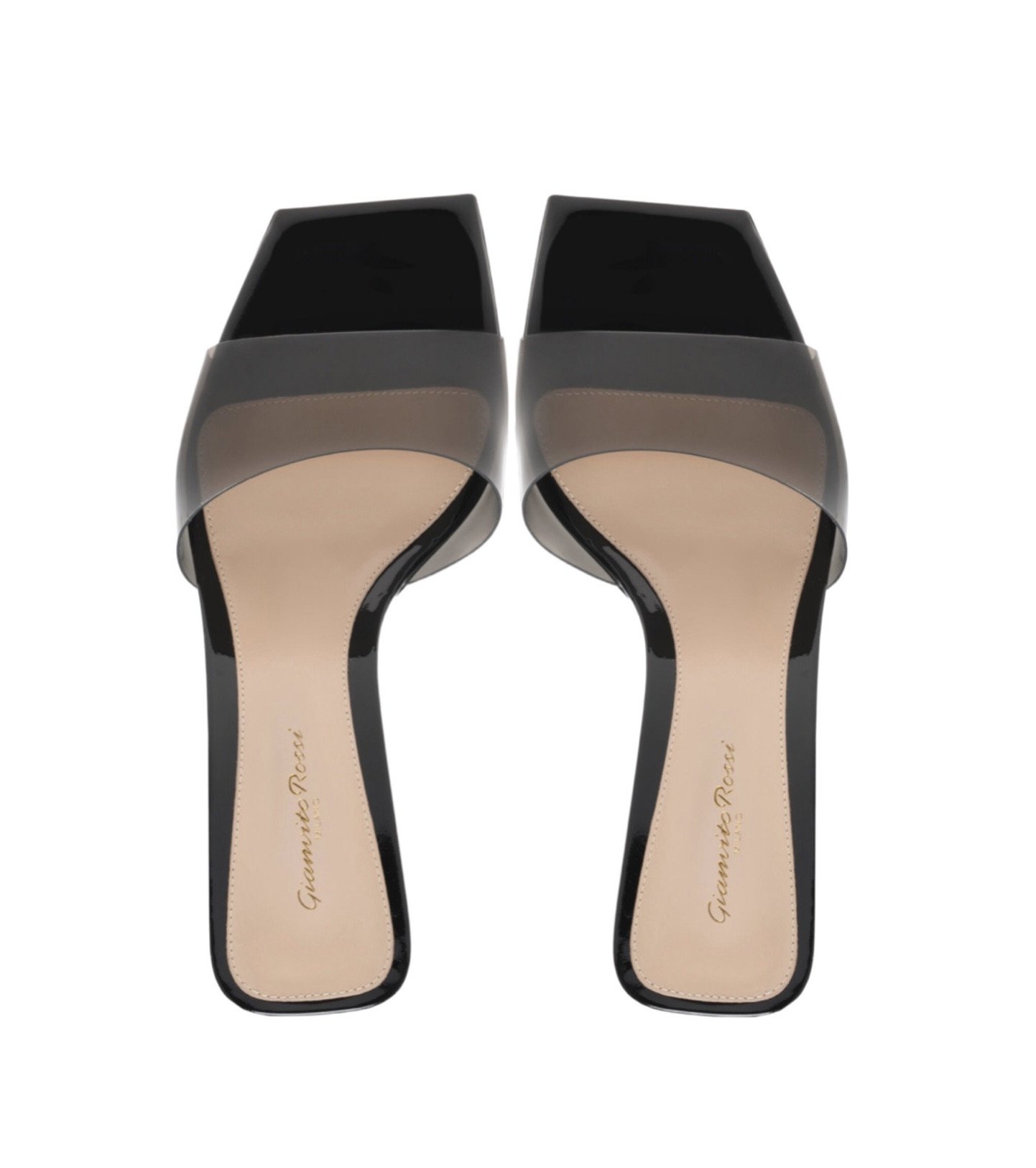 Gianvito rossi cheap clear mules