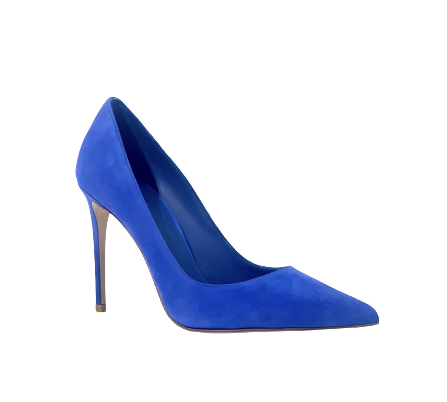 Escarpin store bleu royal