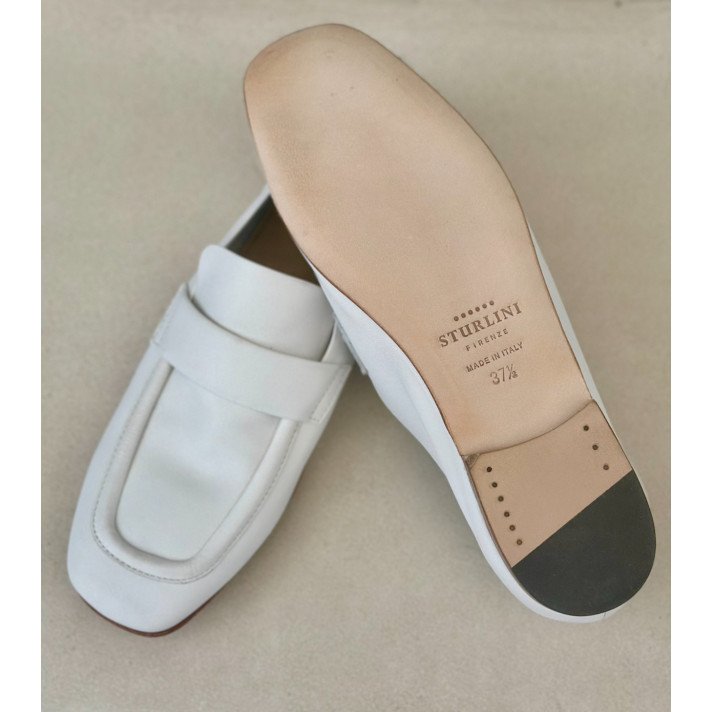 AR-26000 MOCASSINS SOUPLE BLANC STURLINI