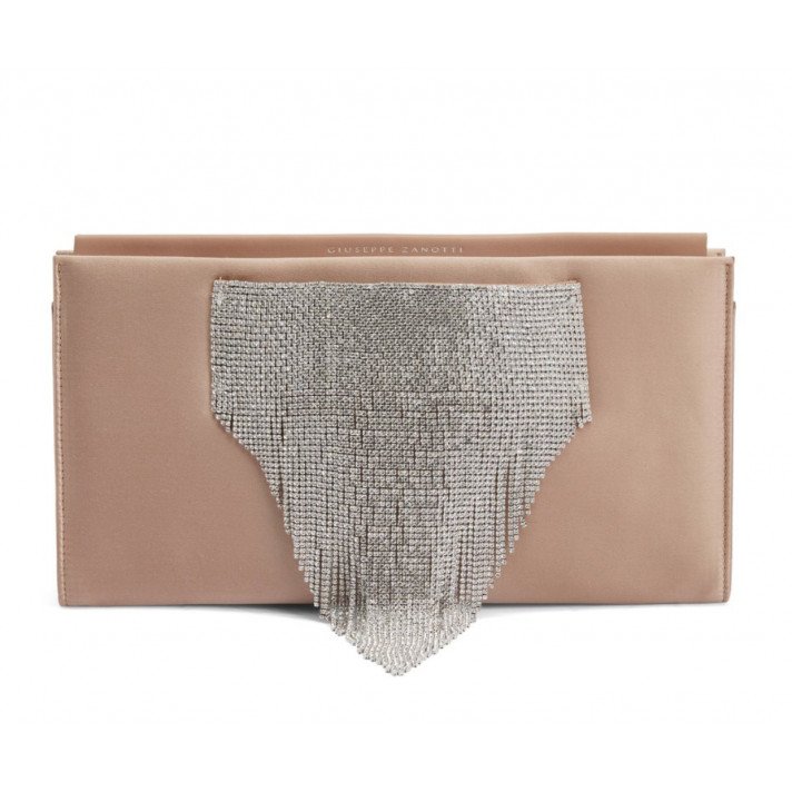 POCHETTE JOSIANE SATIN NUDE GIUSEPPE ZANOTTI