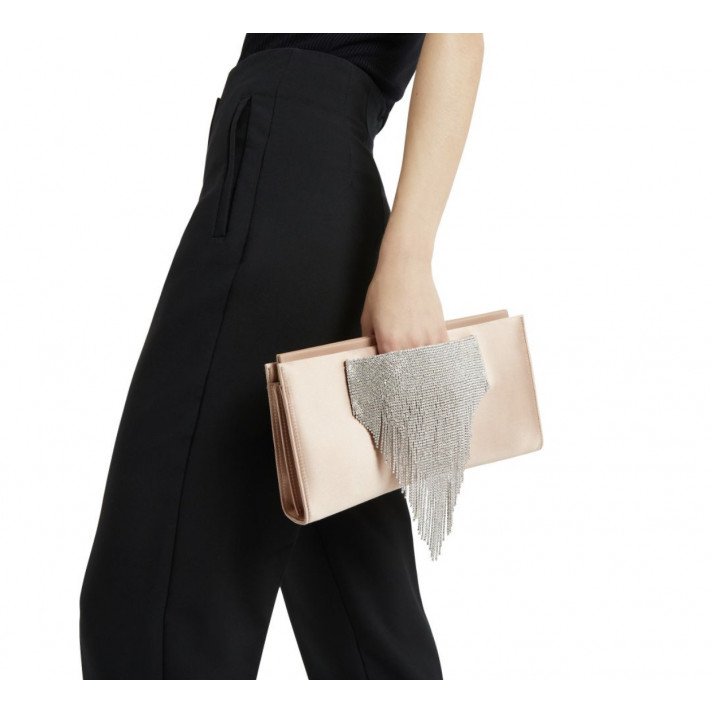 POCHETTE JOSIANE SATIN NUDE GIUSEPPE ZANOTTI