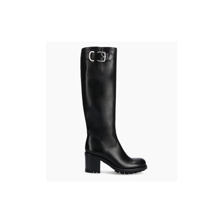 JUSTY 7 ZIP BOTTES NOIR FREELANCE