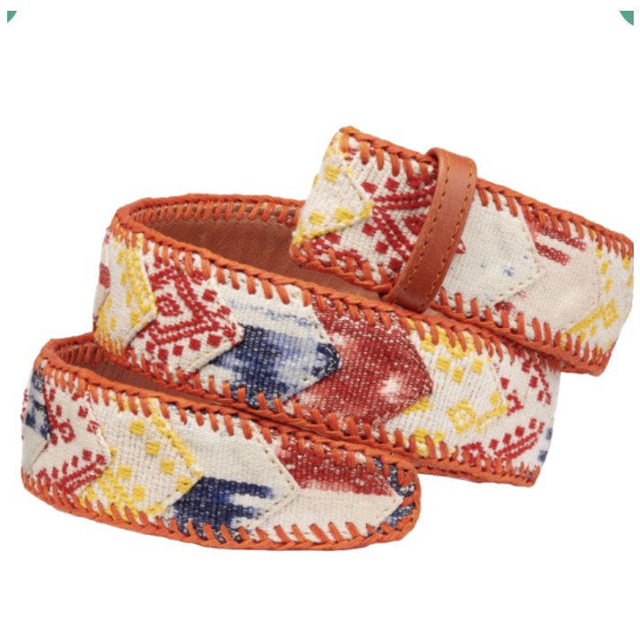 CEINTURE  TIMOR ROUGE PATCHWORK T1 CLARIS VIROT