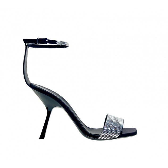 Sandales à Plateforme Sergio Rossi - Taille 40, Talon Ultra Haut, Noir - Occasion