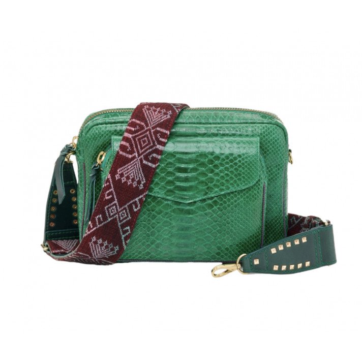 SAC BIG CHARLY VERT PELOUSE CLARIS VIROT