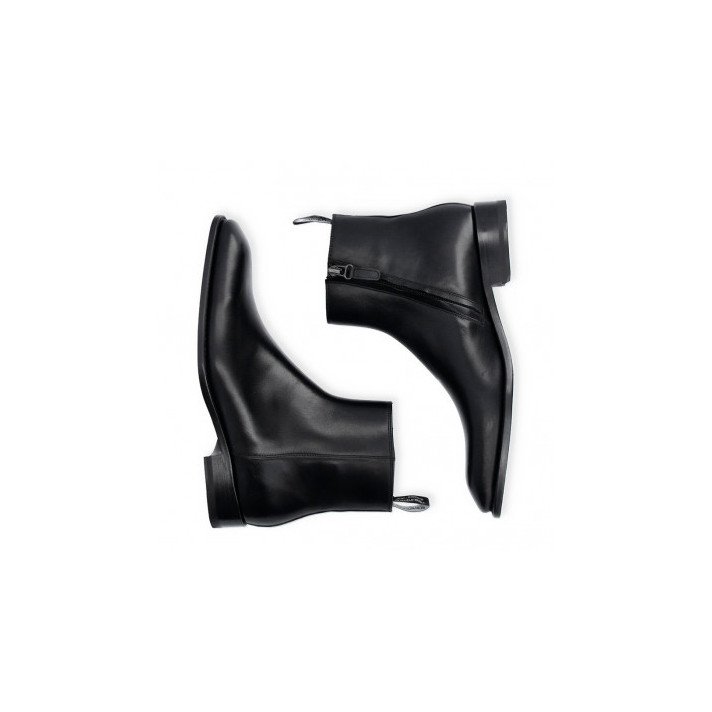 ROMAIN ZIP BOOT NOIR JEAN BAPTISTE RAUTUREAU