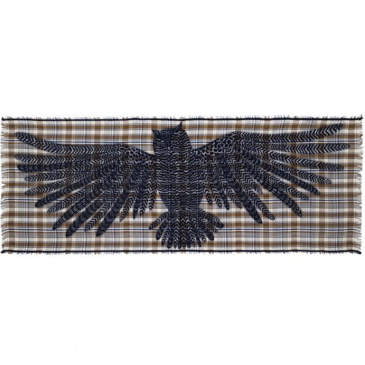 ECHARPE HEDWIGE 70 BLEU INOUI EDITIONS