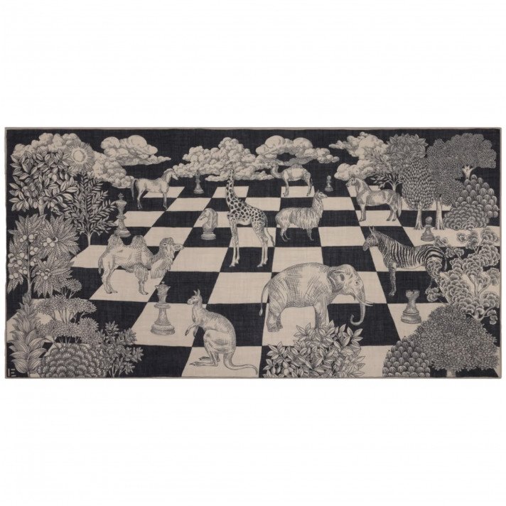 ECHARPE MAGNUS NOIR 100 INOUI EDITIONS