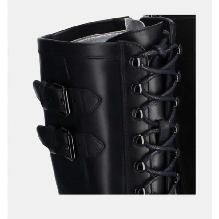 JUSTY 7 COM ZP BOTTE NOIR FREELANCE