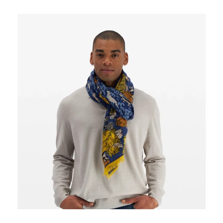 SCARF ETOLE 70 CENTRAL PARK JAUNE LAINE INOUI EDITIONS