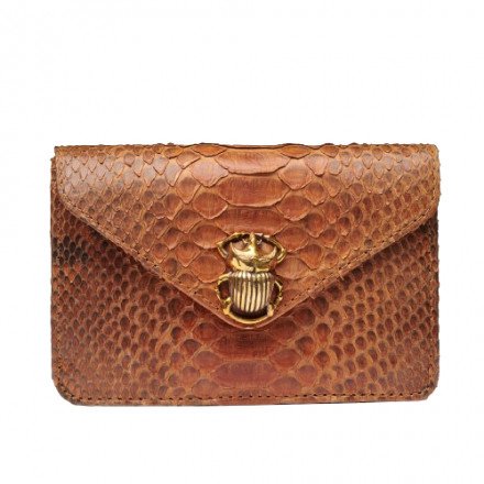 PORTE MONNAIE ALEX PYTHON MOKA CLARIS VIROT