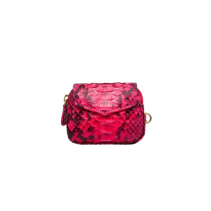 PORTE MONNAIE KARL PYTHON CELOSIA ROSE CLARIS VIROT