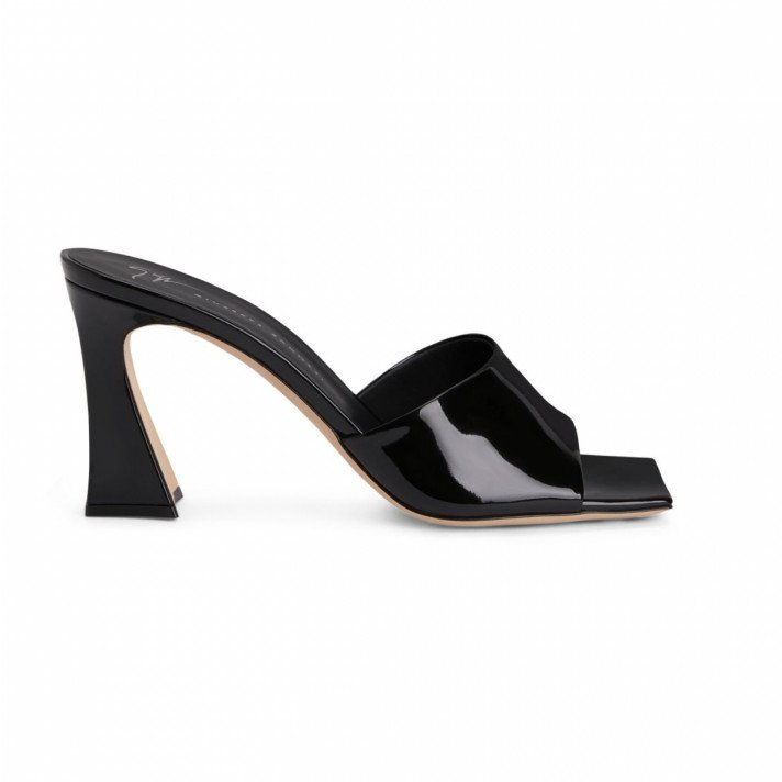 SOLHENE 85 MULE NOIR GIUSEPPE ZANOTTI