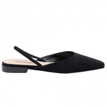 ALBA SANDALE NOIR SUEDE PARALLELE