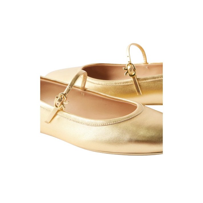 CARLA BALLERINES OR GIANVITO ROSSI