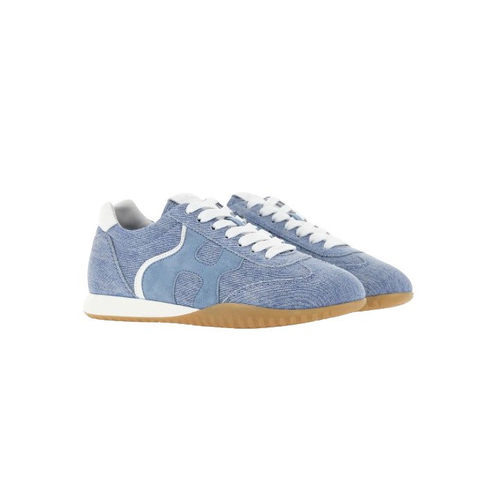 HXW5650 SNEAKERS OLYMPIA JEANS BLEU CIEL HOGAN