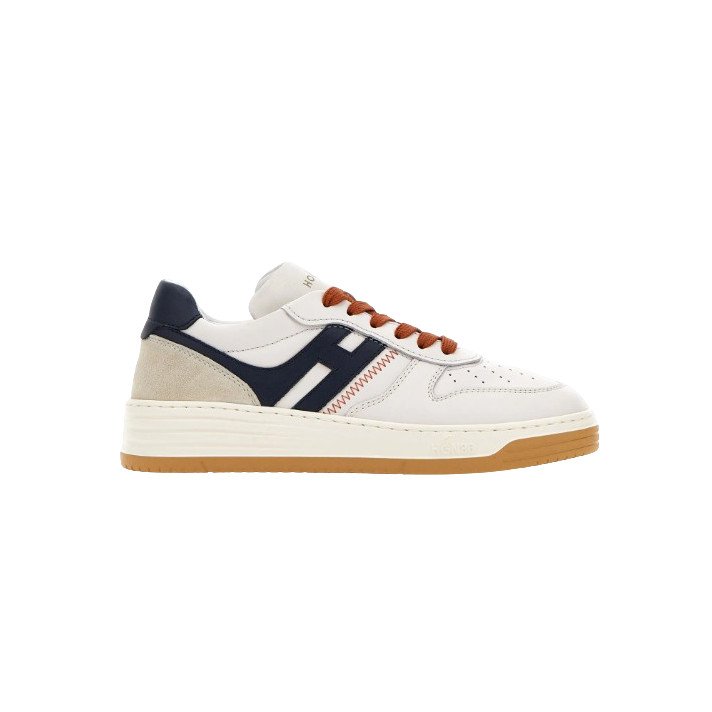 HXW63000 SNEAKERS BEIGE ET BLEU HOGAN