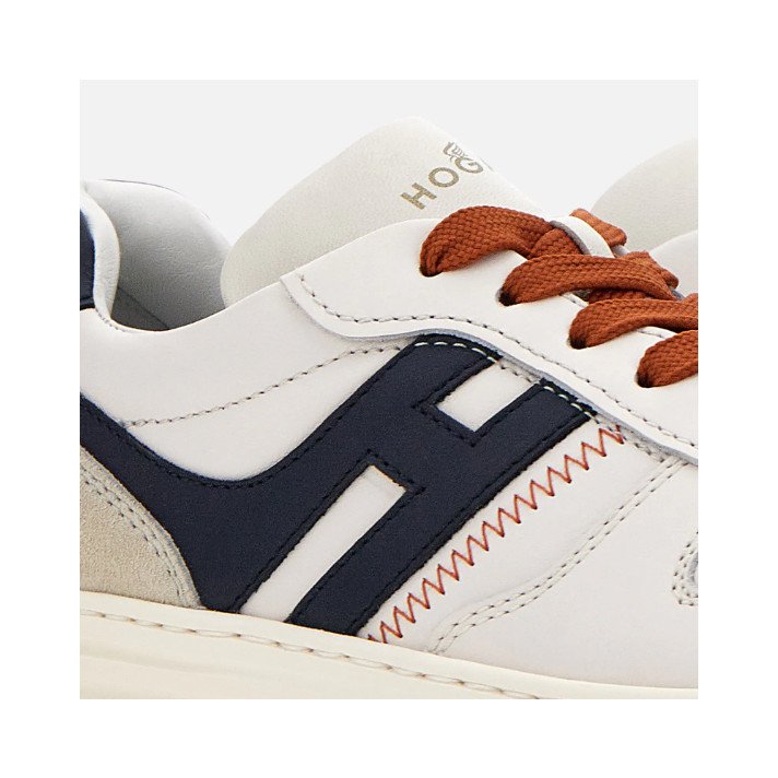 HXW63000 SNEAKERS BEIGE ET BLEU HOGAN