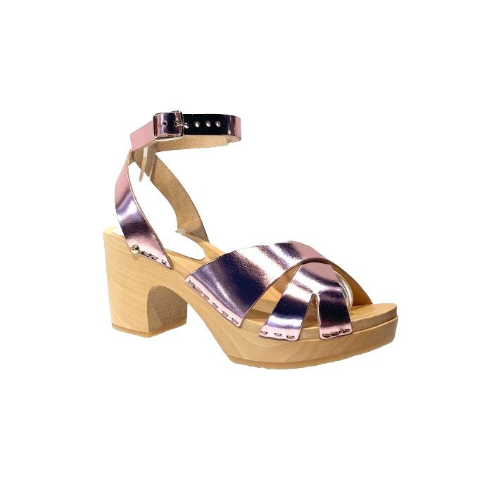 YBIZA SANDALES PINK METALISSE YOUYOU