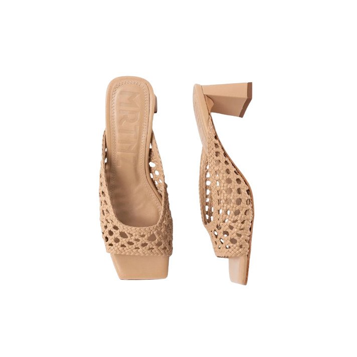 ERNESTINE MULES BEIGE SOULIERS MARTINEZ