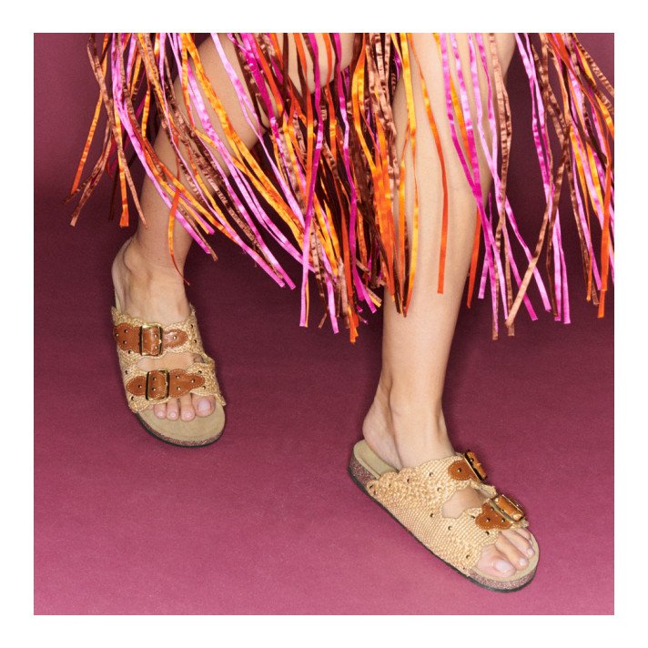 ODETTE MULE RAPHIA CLARIS VIROT