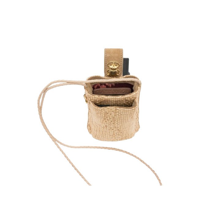 ETUI DE TELEPHONE DOUBLE MARCUS RAPHIA CLARIS VIROT