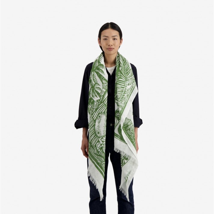 ECHARPE 100 DUFY VERT INOUI EDITIONS