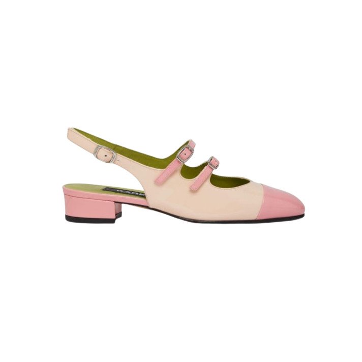 ABRICOT 24 BABIES SLINGBACK NUDE/ROSE CAREL