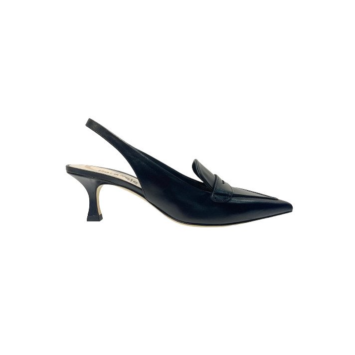 ORTEGA SLINGBACK NOIR PARALLELE