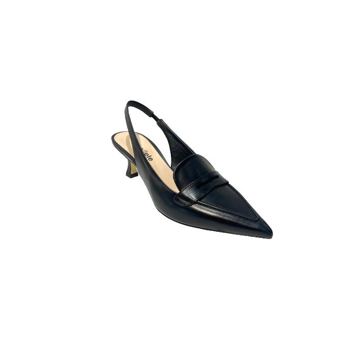 ORTEGA SLINGBACK NOIR PARALLELE