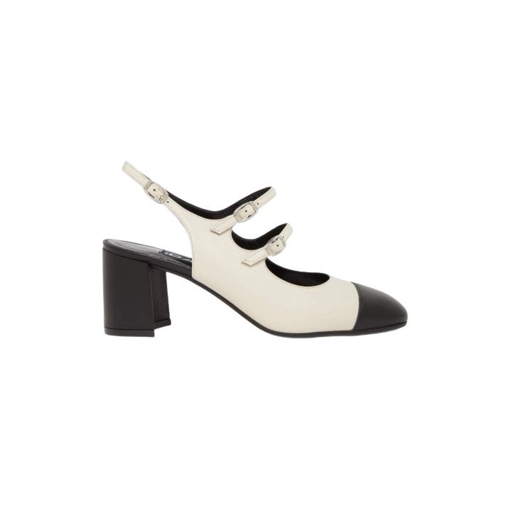 PAPAYA SLING TALON BEIGE/NOIR CAREL