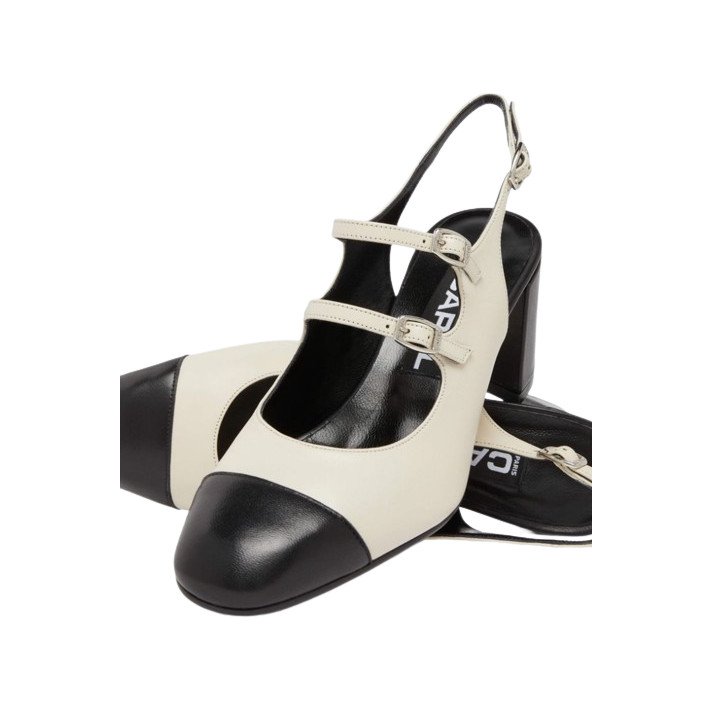 PAPAYA SLING TALON BEIGE/NOIR CAREL