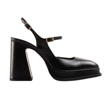 CLAUDIA SANDALE NOIR SOULIERS MARTINEZ