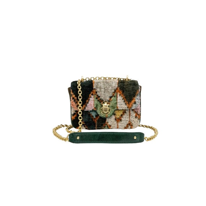SAC MINI AVA VELOURS SOIE CLARIS VIROT