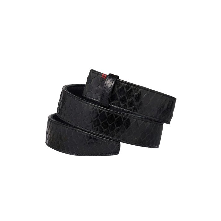 CEINTURE PYTHON NOIR CLARIS VIROT