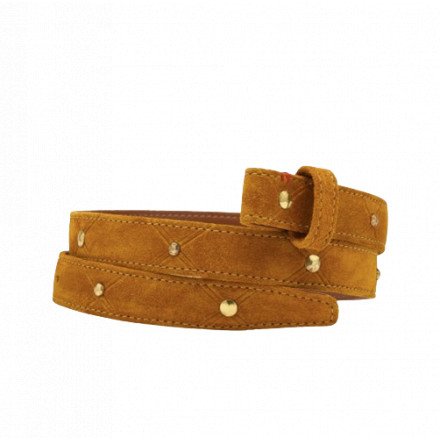 BABY CEINTURE SUEDE AMBRE CLOUTEE CLARIS VIROT