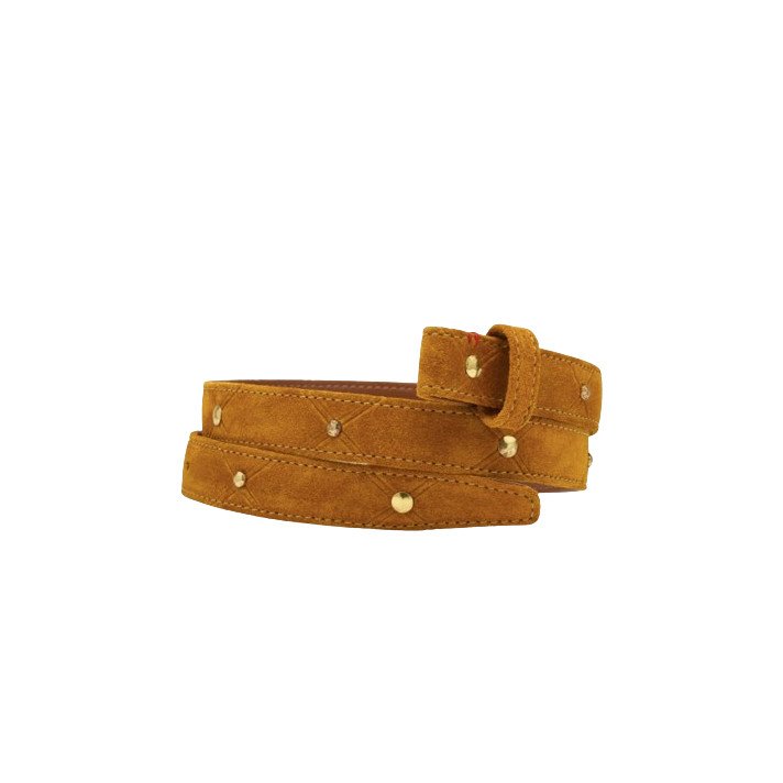 BABY CEINTURE SUEDE AMBRE CLOUTEE CLARIS VIROT