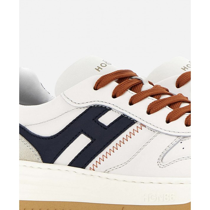 HXM 6300 SNEAKERS HOMME BLANC/NAVY/ORANGE HOGAN