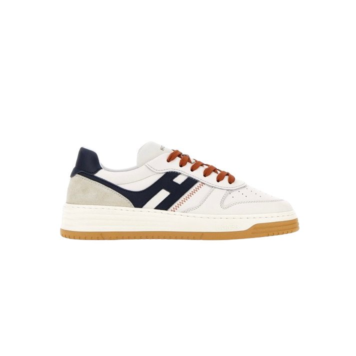 HXM 6300 SNEAKERS HOMME BLANC/NAVY/ORANGE HOGAN