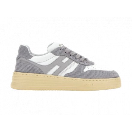 HXW6300  SNEAKERS BLANC/GRIS VELOURS HOGAN